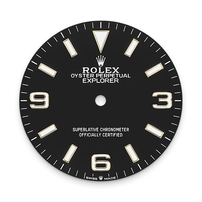 Rolex 
Explorer 36
Oyster, 36 mm, acero Oystersteel y oro amarillo
M124273-0001