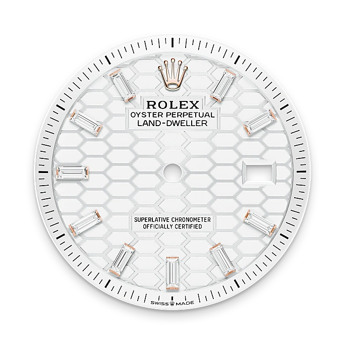 Rolex 
Land-Dweller 36
Oyster, 36 mm, oro Everose y diamantes
M127285TBR-0002