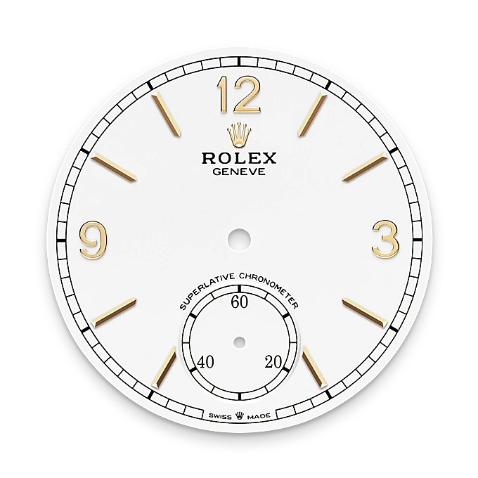 Rolex 
1908
39 mm, oro amarillo de 18 quilates, acabado pulido
M52508-0008
