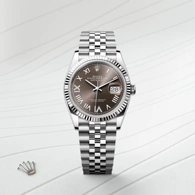 Rolex 
Datejust 36
Oyster, 36 mm, acero Oystersteel y oro blanco
M126234-0071