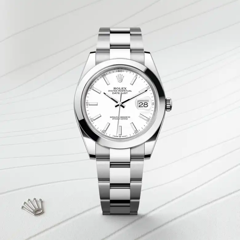 Rolex 
Datejust 41
Oyster, 41 mm, acero Oystersteel
M126300-0005