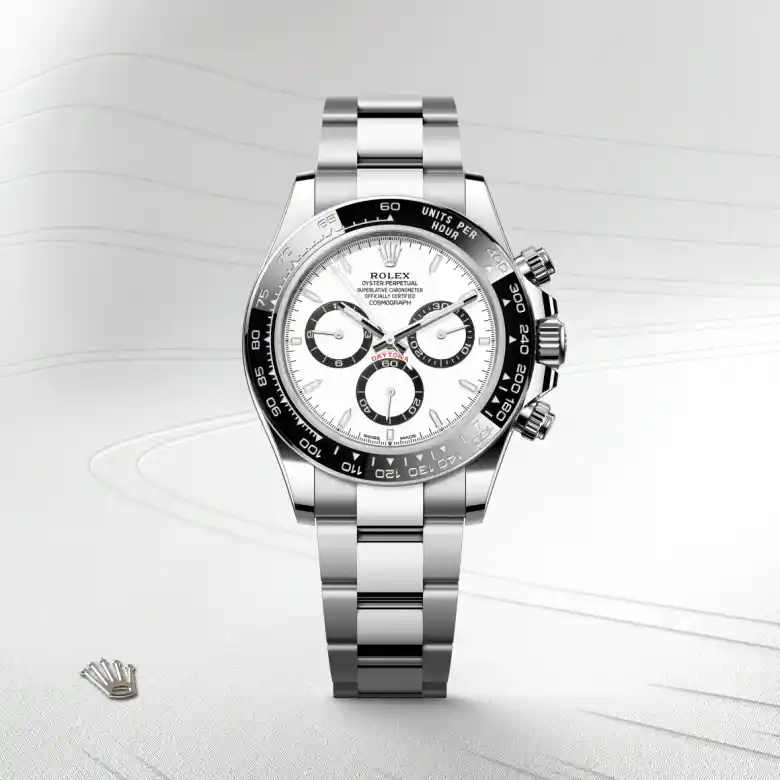 Rolex 
Cosmograph Daytona
Oyster, 40 mm, acero Oystersteel
M126500LN-0001