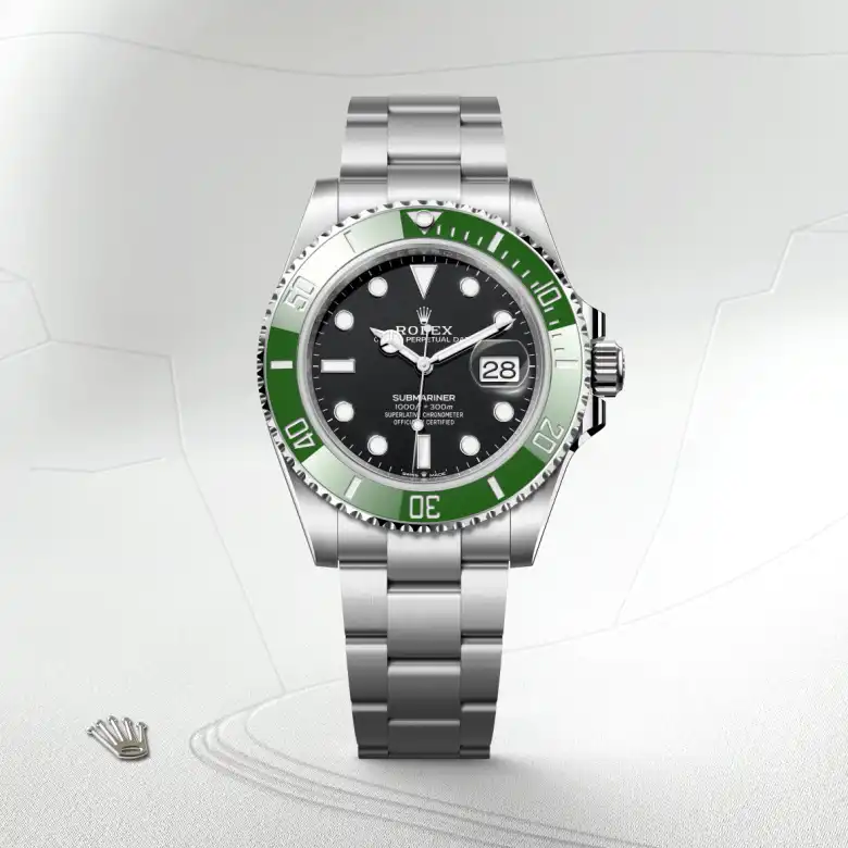 Rolex 
Submariner Date
Oyster, 41 mm, acero Oystersteel
M126610LV-0002