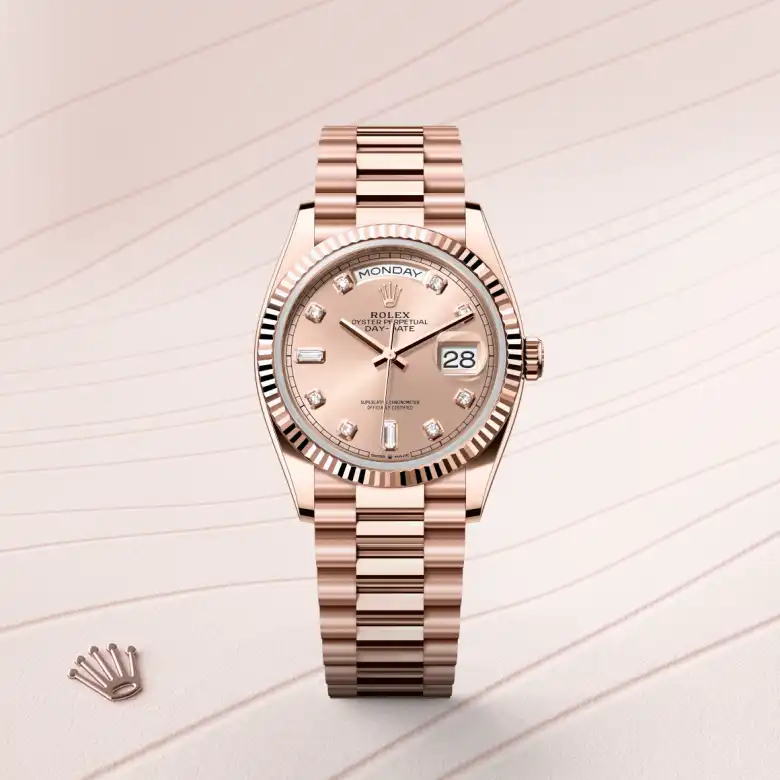 Rolex 
Day-Date 36
Oyster, 36 mm, oro Everose
M128235-0009