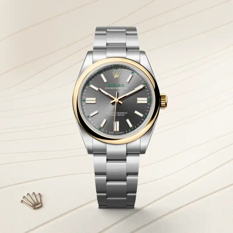 Rolex 
Oyster Perpetual 41
Oyster, 41 mm, acero Oystersteel y oro amarillo
M134303-0001