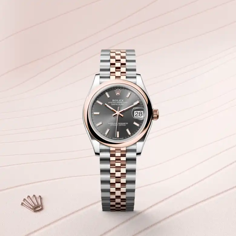 Rolex 
Datejust 31
Oyster, 31 mm, acero Oystersteel y oro Everose
M278241-0018