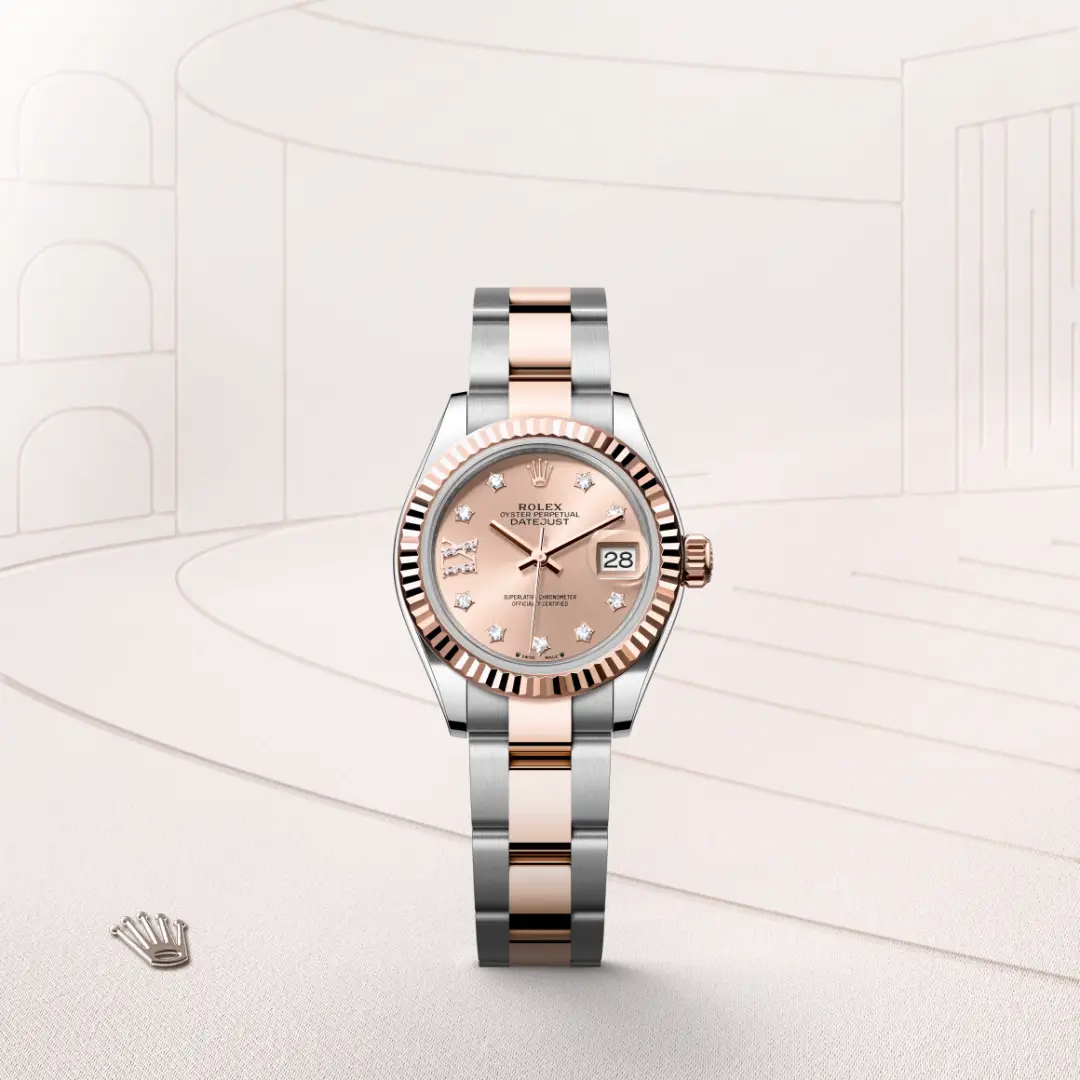 Rolex 
Lady-Datejust
Oyster, 28 mm, acero Oystersteel y oro Everose
M279171-0028