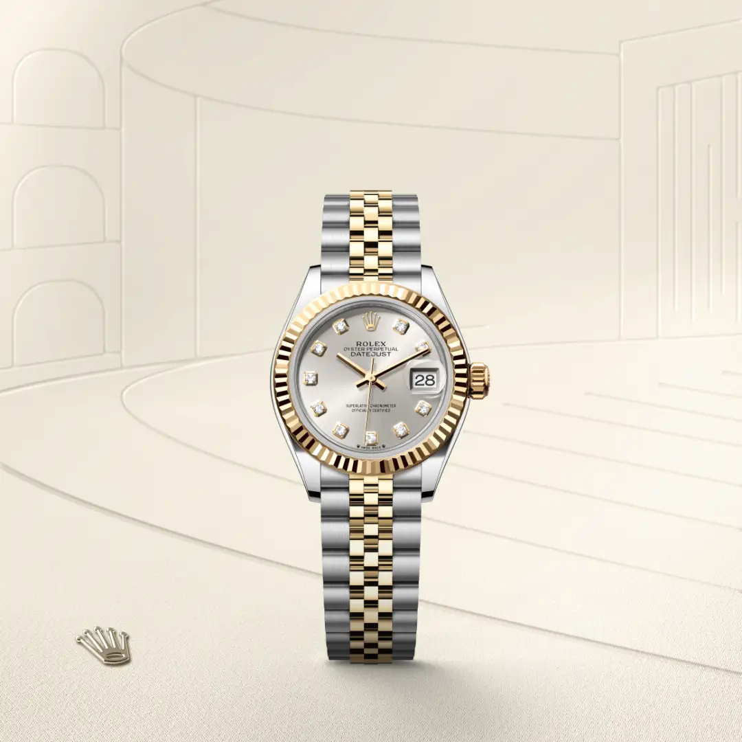 Rolex 
Lady-Datejust
Oyster, 28 mm, acero Oystersteel y oro amarillo
M279173-0007