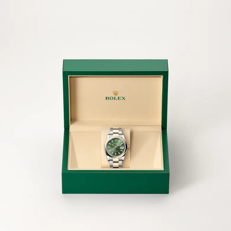 Rolex 
Datejust 36
Oyster, 36 mm, acero Oystersteel y oro amarillo
M126203-0058