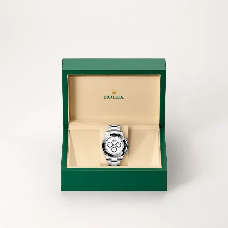 Rolex 
Cosmograph Daytona
Oyster, 40 mm, acero Oystersteel
M126500LN-0001