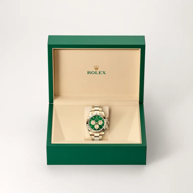 Rolex 
Cosmograph Daytona
Oyster, 40 mm, oro amarillo
M126508-0008