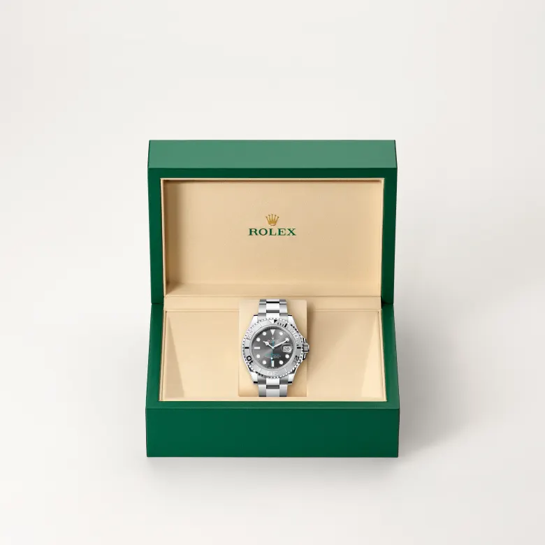 Rolex 
Yacht-Master 40
Oyster, 40 mm, acero Oystersteel y platino
M126622-0001