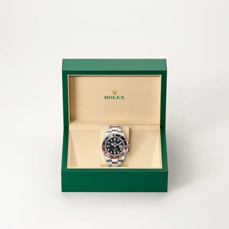 Rolex 
GMT-Master II
Oyster, 40 mm, acero Oystersteel y oro Everose
M126711CHNR-0002