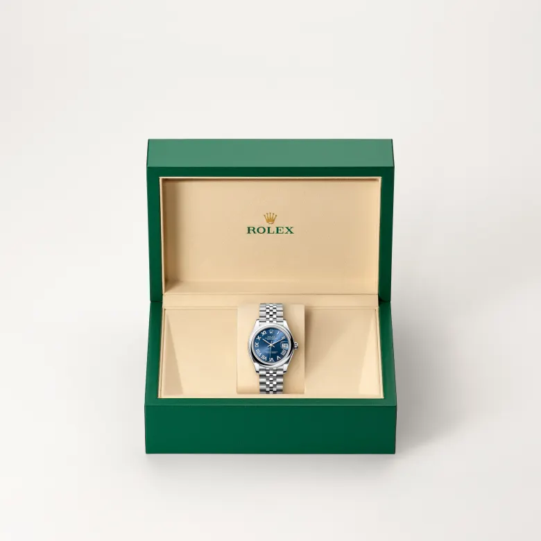 Rolex 
Datejust 31
Oyster, 31 mm, acero Oystersteel
M278240-0018