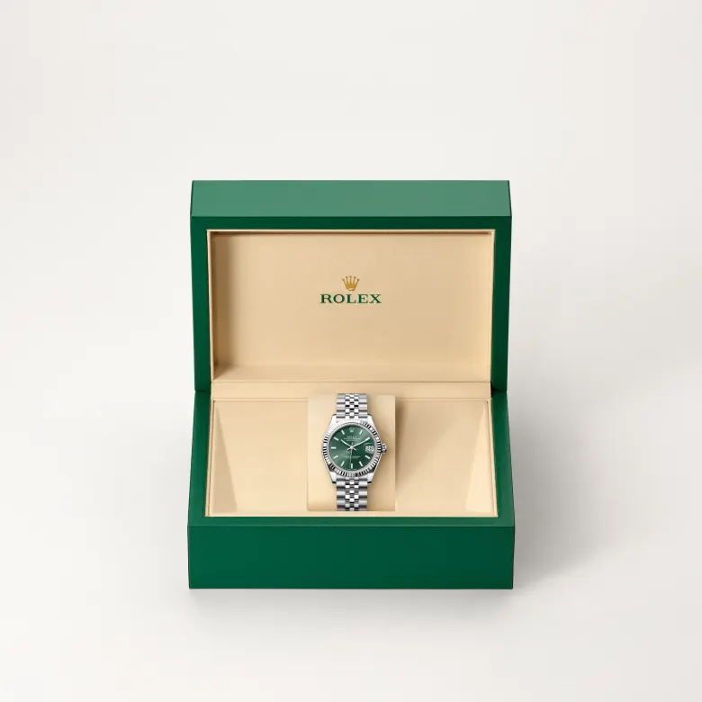 Rolex 
Datejust 31
Oyster, 31 mm, acero Oystersteel y oro blanco
M278274-0018