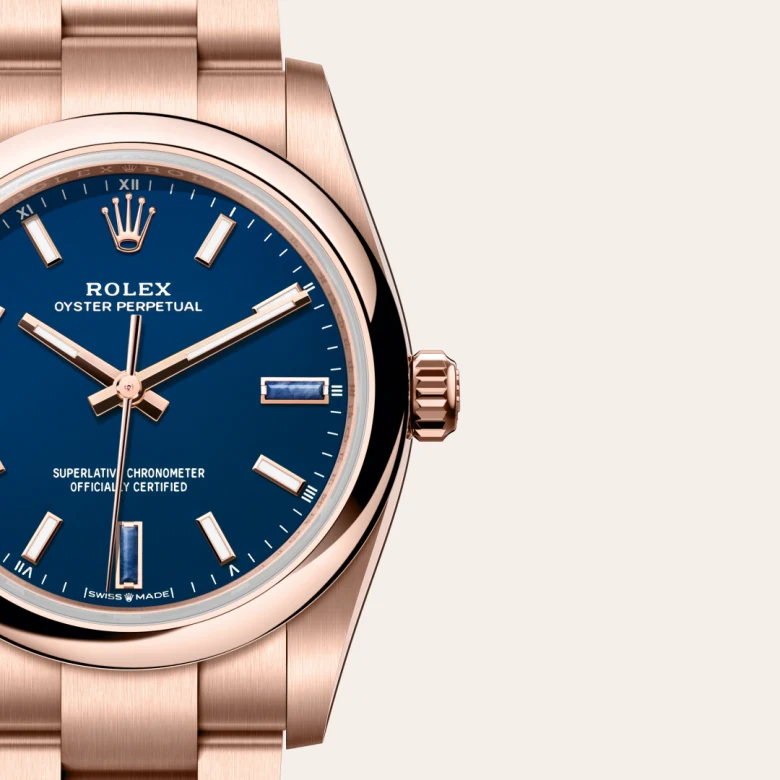 Rolex 
Oyster Perpetual 34
Oyster, 34 mm, oro Everose
M124205-0002