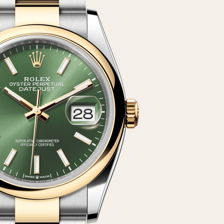 Rolex 
Datejust 36
Oyster, 36 mm, acero Oystersteel y oro amarillo
M126203-0058
