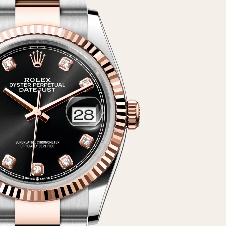 Rolex 
Datejust 36
Oyster, 36 mm, acero Oystersteel y oro Everose
M126231-0020