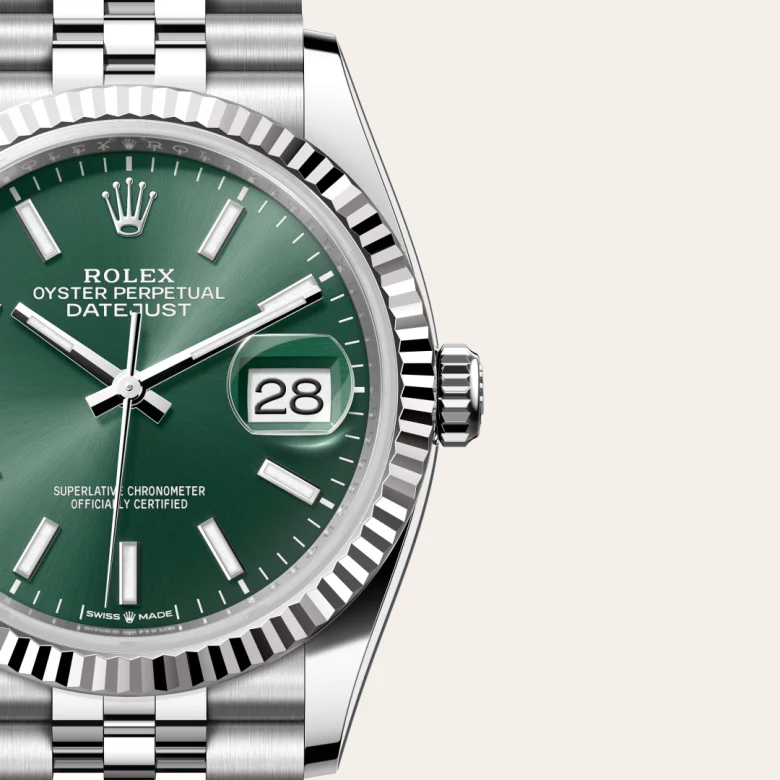 Rolex 
Datejust 36
Oyster, 36 mm, acero Oystersteel y oro blanco
M126234-0051