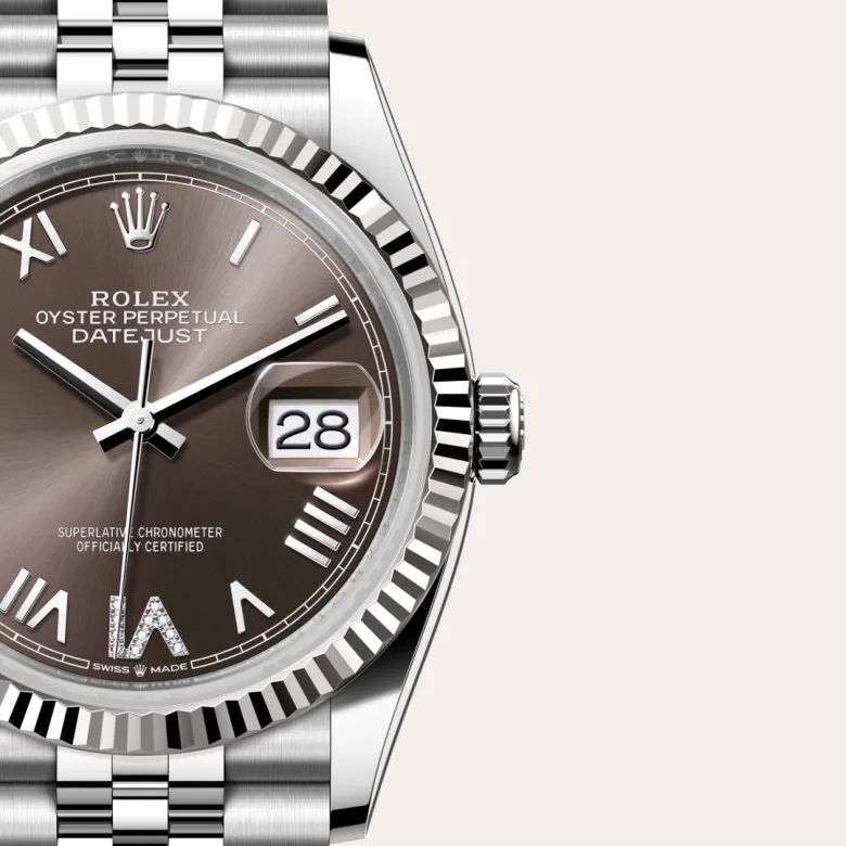 Rolex 
Datejust 36
Oyster, 36 mm, acero Oystersteel y oro blanco
M126234-0071
