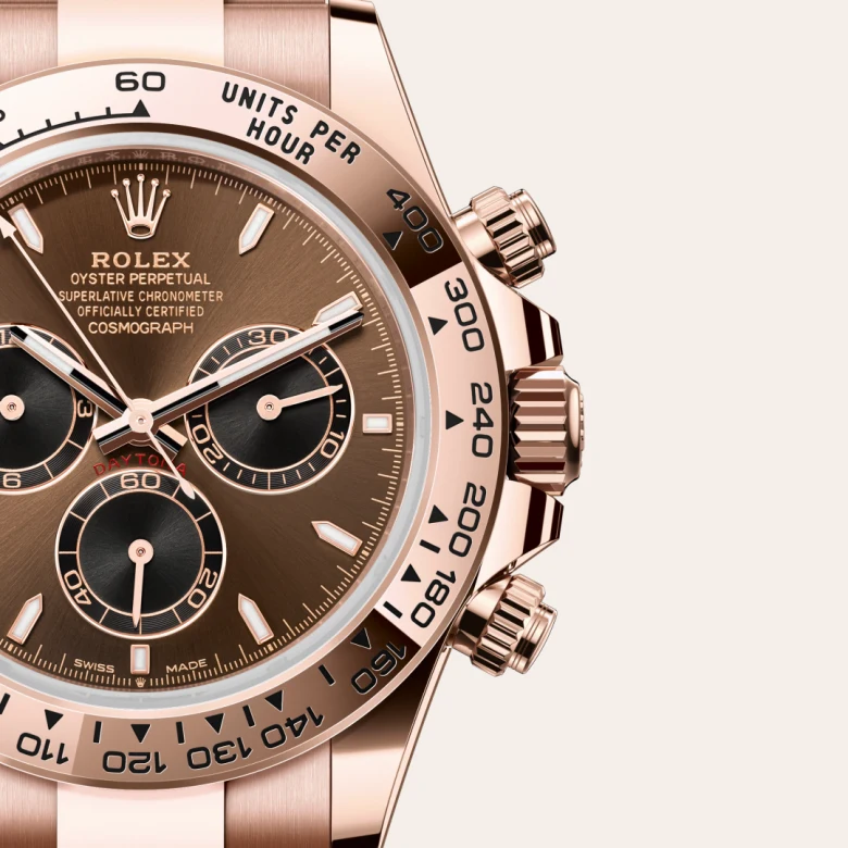 Rolex 
Cosmograph Daytona
Oyster, 40 mm, oro Everose
M126505-0005