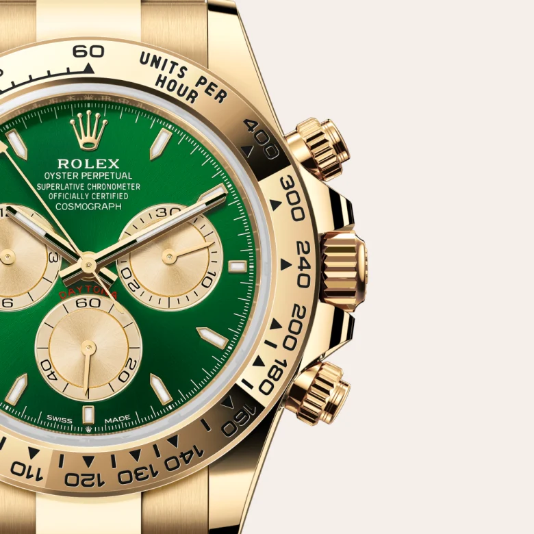 Rolex 
Cosmograph Daytona
Oyster, 40 mm, oro amarillo
M126508-0008