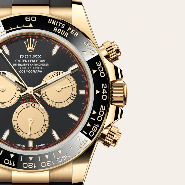 Rolex 
Cosmograph Daytona
Oyster, 40 mm, oro amarillo
M126518LN-0004