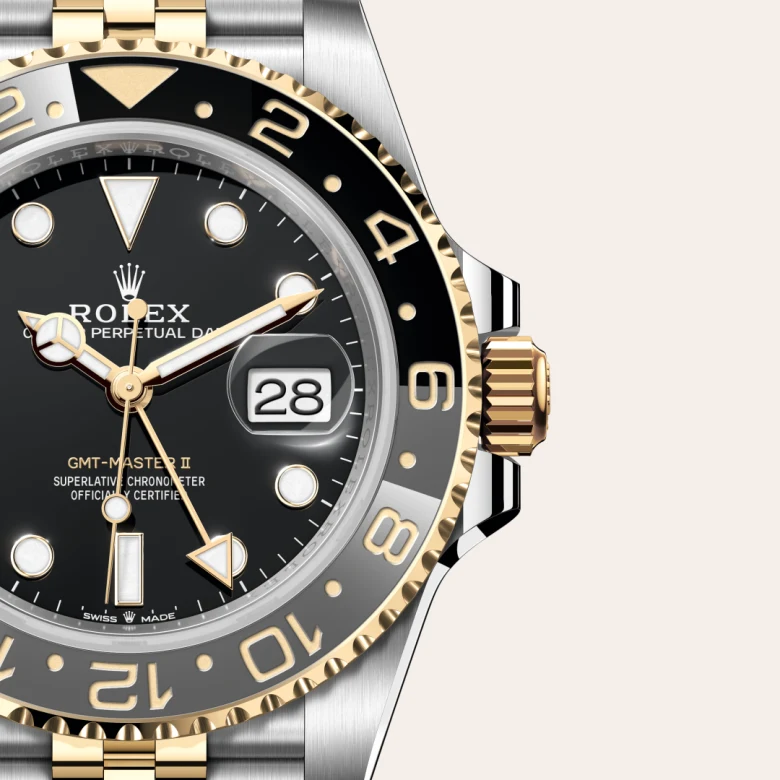 Rolex 
GMT-Master II
Oyster, 40 mm, acero Oystersteel y oro amarillo
M126713GRNR-0001