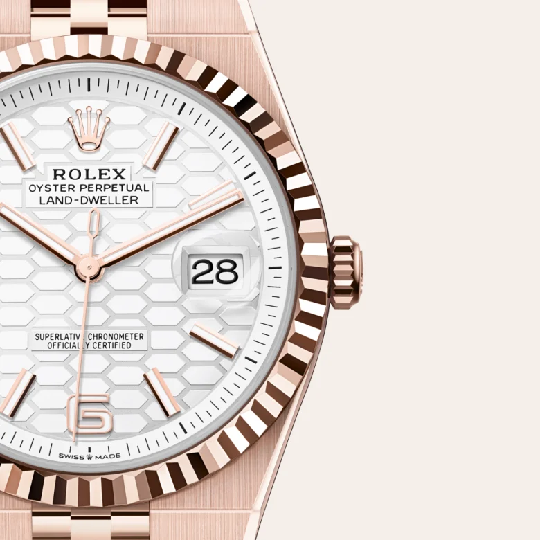Rolex 
Land-Dweller 40
Oyster, 40 mm, oro Everose
M127335-0001