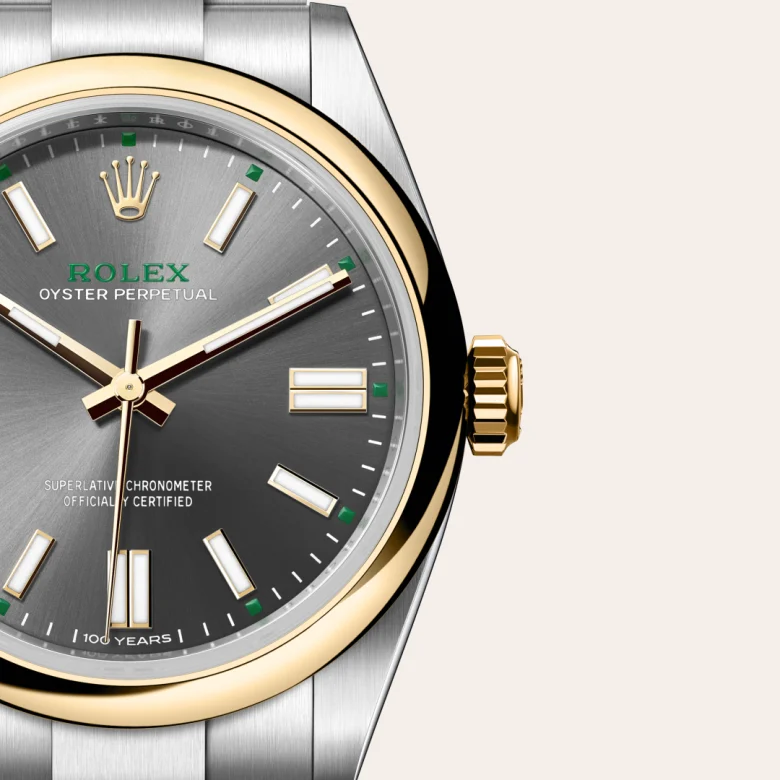 Rolex 
Oyster Perpetual 41
Oyster, 41 mm, acero Oystersteel y oro amarillo
M134303-0001