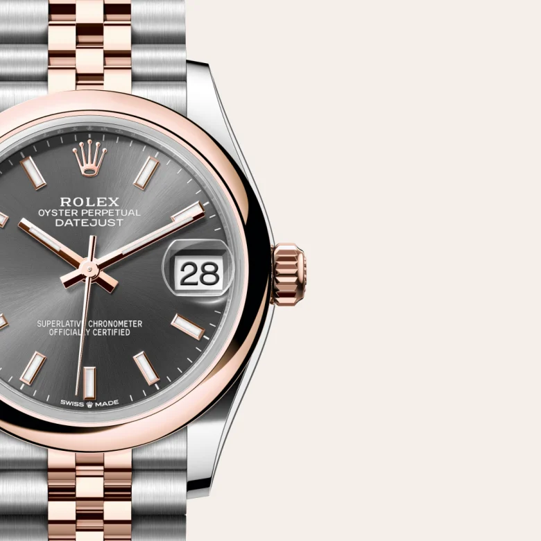Rolex 
Datejust 31
Oyster, 31 mm, acero Oystersteel y oro Everose
M278241-0018