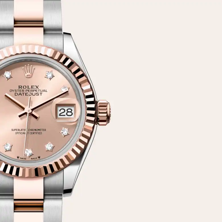 Rolex 
Lady-Datejust
Oyster, 28 mm, acero Oystersteel y oro Everose
M279171-0028
