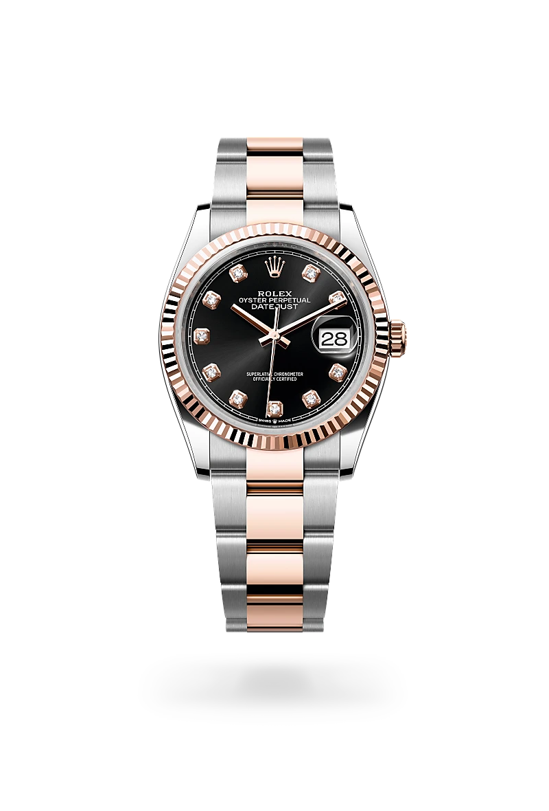 Rolex 
Datejust 36
Oyster, 36 mm, acero Oystersteel y oro Everose
M126231-0020