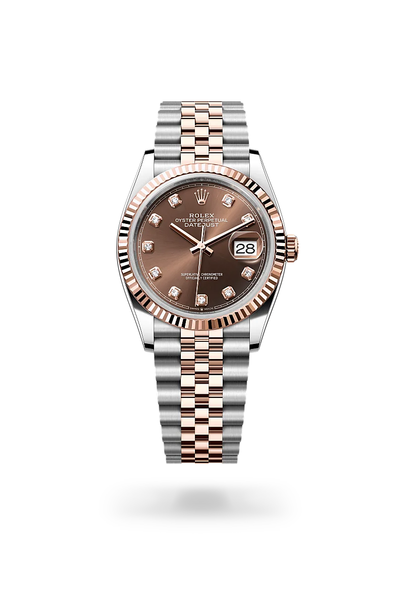Rolex 
Datejust 36
Oyster, 36 mm, acero Oystersteel y oro Everose
M126231-0053