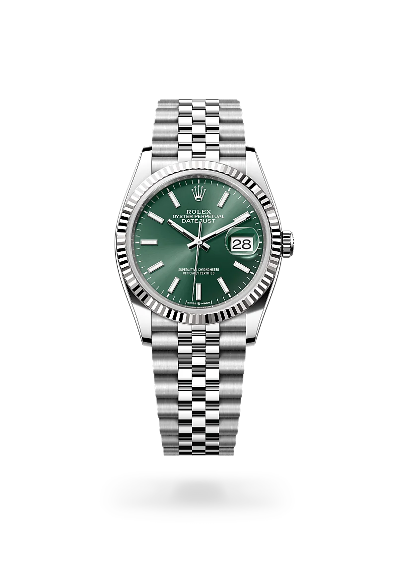 Rolex 
Datejust 36
Oyster, 36 mm, acero Oystersteel y oro blanco
M126234-0051
