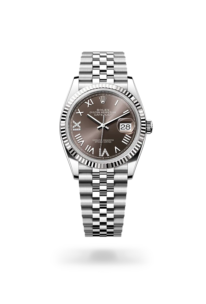 Rolex 
Datejust 36
Oyster, 36 mm, acero Oystersteel y oro blanco
M126234-0071
