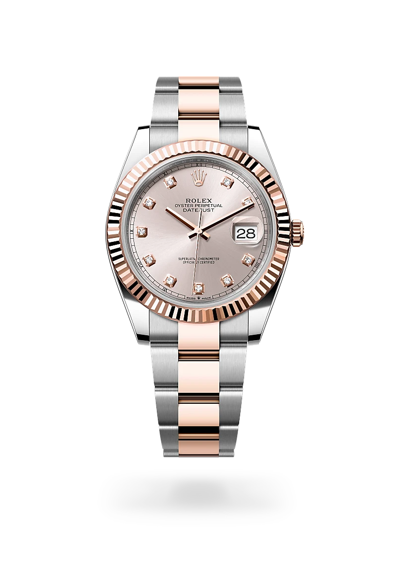 Rolex 
Datejust 41
Oyster, 41 mm, acero Oystersteel y oro Everose
M126331-0007