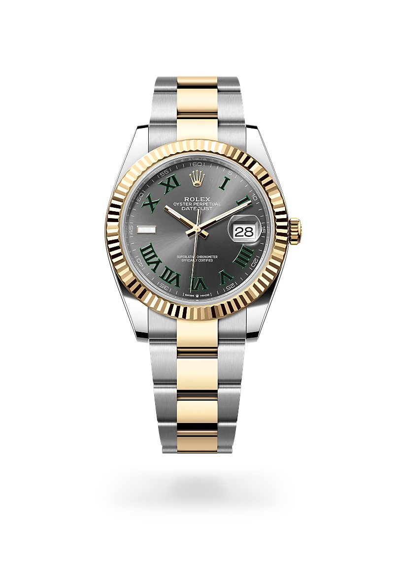 Rolex 
Datejust 41
Oyster, 41 mm, acero Oystersteel y oro amarillo
M126333-0019
