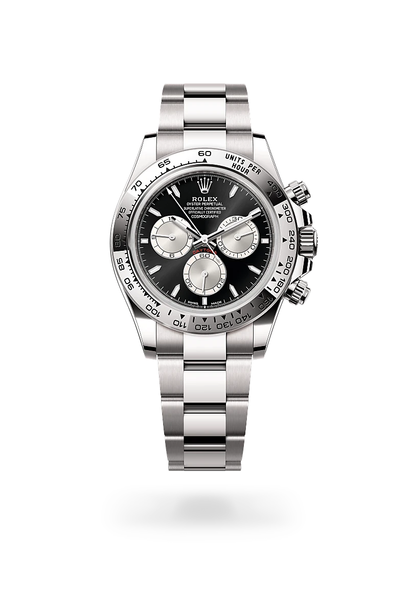 Rolex 
Cosmograph Daytona
Oyster, 40 mm, oro blanco
M126509-0001