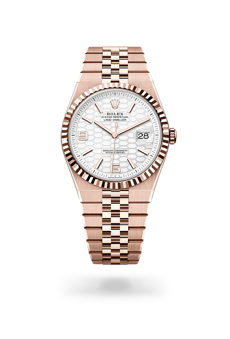 Rolex 
Land-Dweller 40
Oyster, 40 mm, oro Everose
M127335-0001