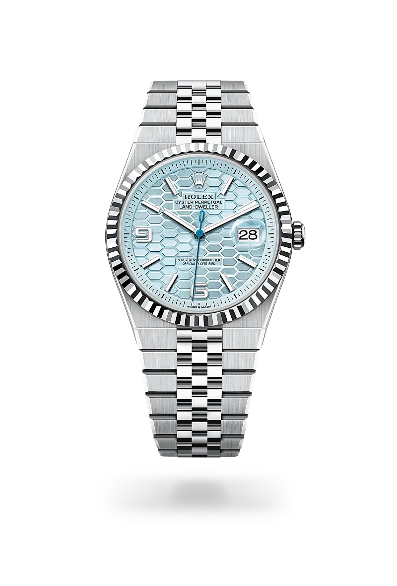 Rolex 
Land-Dweller 40
Oyster, 40 mm, platino
M127336-0001