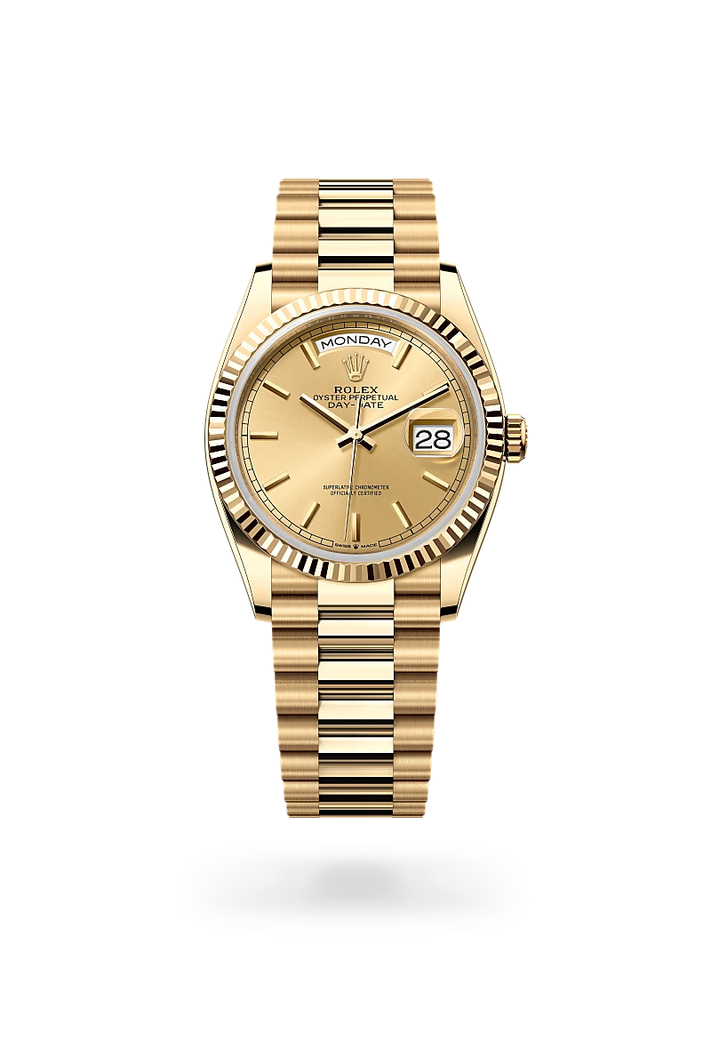 Rolex 
Day-Date 36
Oyster, 36 mm, oro amarillo
M128238-0045
