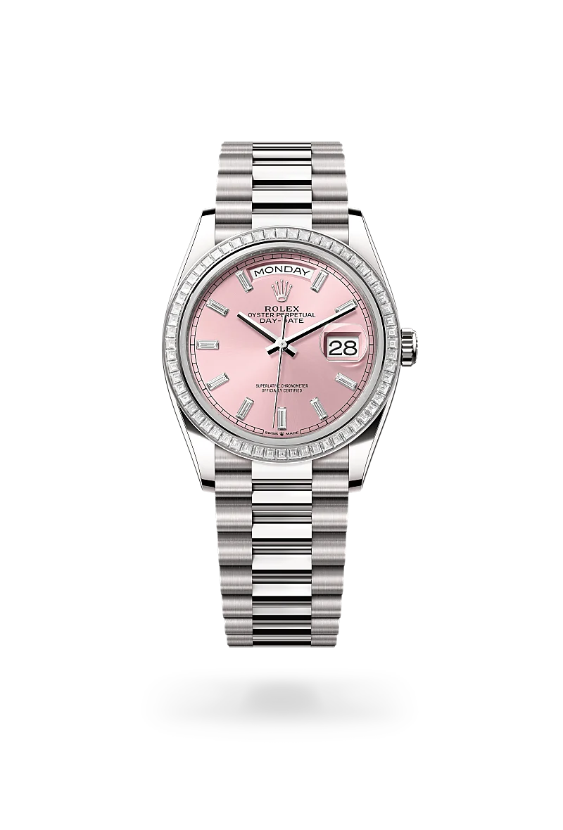 Rolex 
Day-Date 36
Oyster, 36 mm, oro blanco y diamantes
M128399TBR-0029