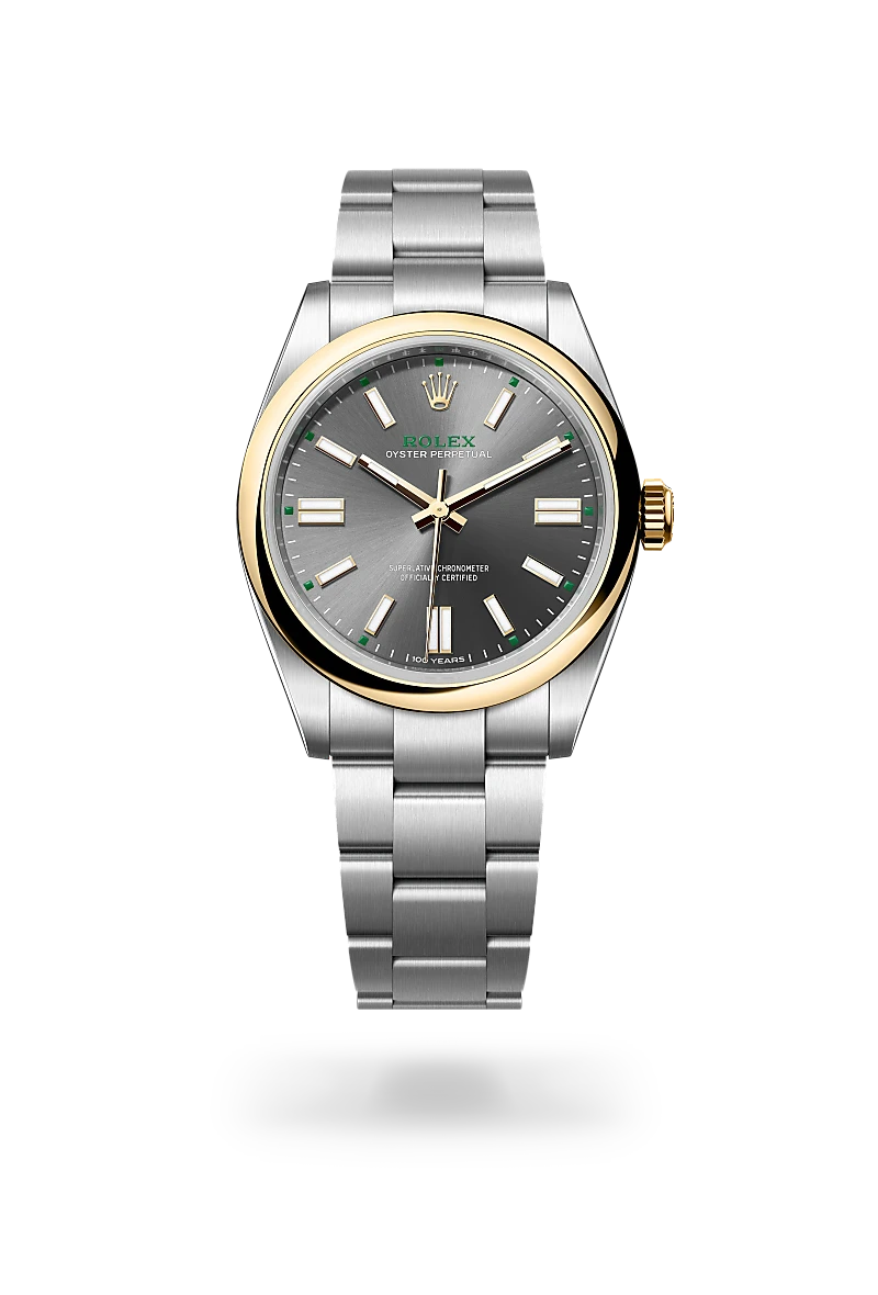 Rolex 
Oyster Perpetual 41
Oyster, 41 mm, acero Oystersteel y oro amarillo
M134303-0001