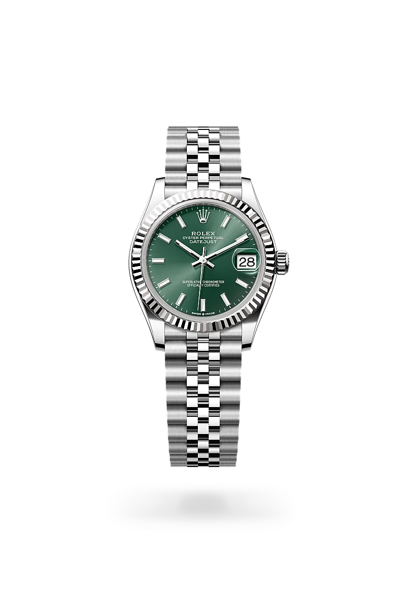 Rolex 
Datejust 31
Oyster, 31 mm, acero Oystersteel y oro blanco
M278274-0018