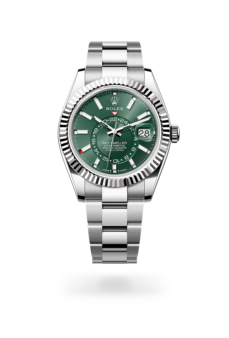 Rolex 
Sky-Dweller
Oyster, 42 mm, acero Oystersteel y oro blanco
M336934-0001