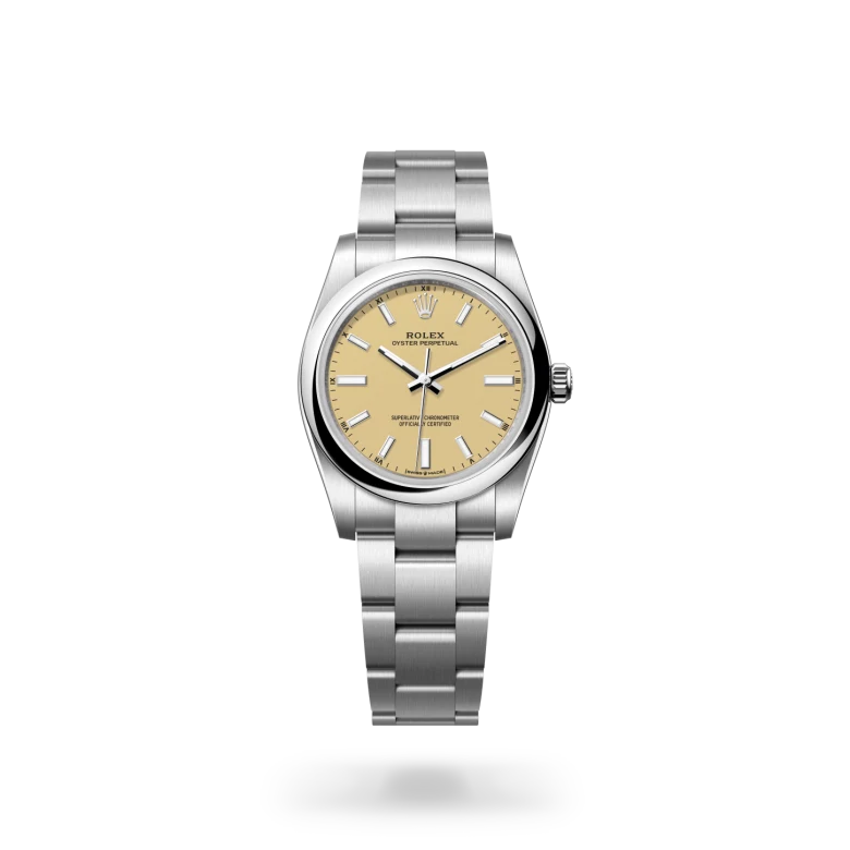 Rolex 
Oyster Perpetual 34
Oyster, 34 mm, acero Oystersteel
M124200-0007