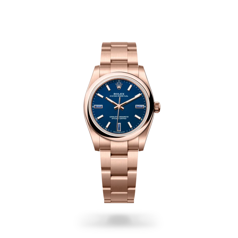 Rolex 
Oyster Perpetual 34
Oyster, 34 mm, oro Everose
M124205-0002