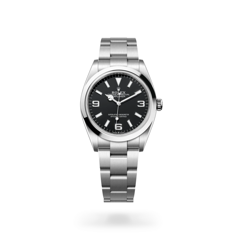 Rolex 
Explorer 36
Oyster, 36 mm, acero Oystersteel
M124270-0001