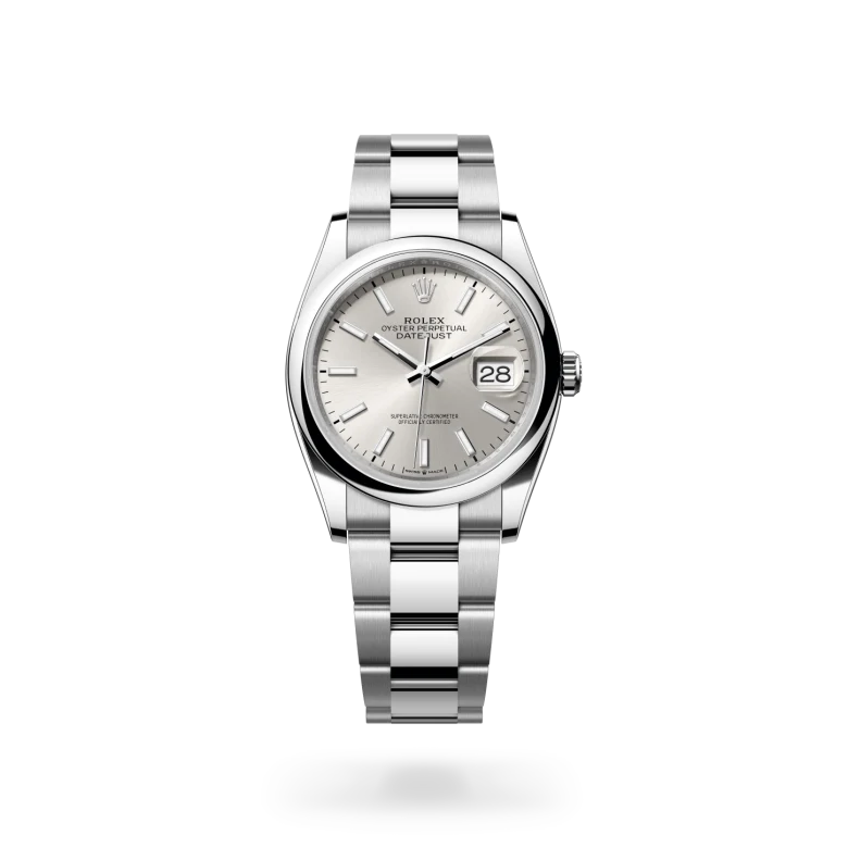 Rolex 
Datejust 36
Oyster, 36 mm, acero Oystersteel
M126200-0002